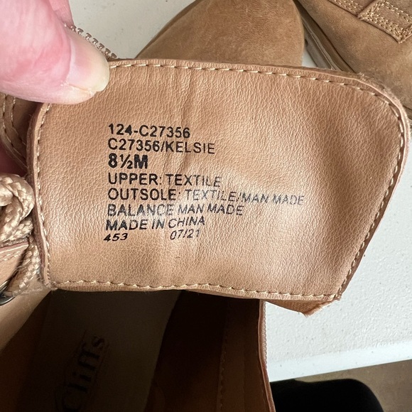 Cliffs by White Mountain Kelsie Lace Up Hiking BootsSz 81/2 - Picture 6 of 7